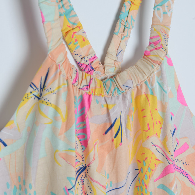 Рокля без ръкав, цвят: Праскова