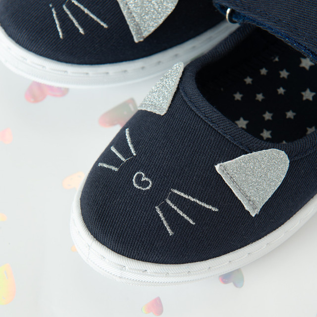 Пантофи, цвят: Морско син