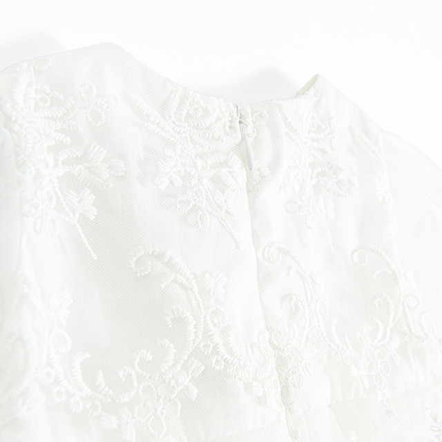 Рокля с дълъг ръкав, цвят: Бял