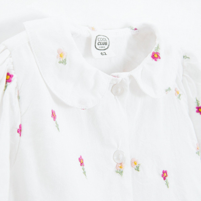 Блуза с дълъг ръкав, цвят: Кремав