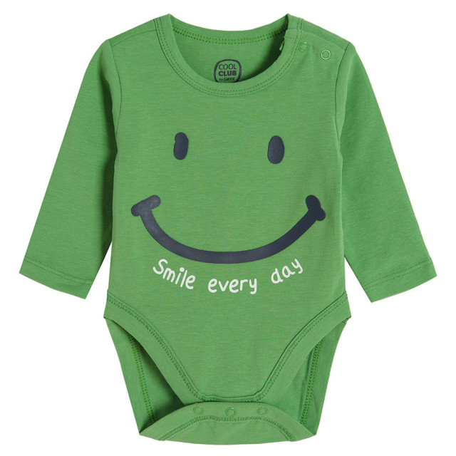 Боди с дълъг ръкав, цвят: Зелен