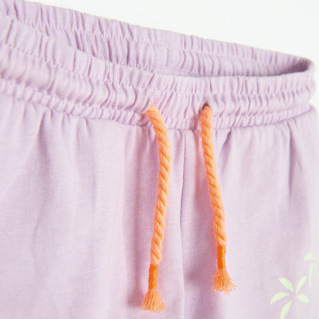 Шорти, цвят: Светло виолетов