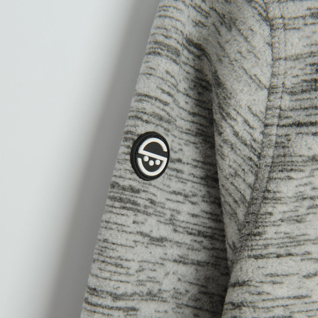 Блуза с дълъг ръкав, цвят: Светло сив