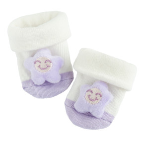 Чорапи, цвят: Кремав