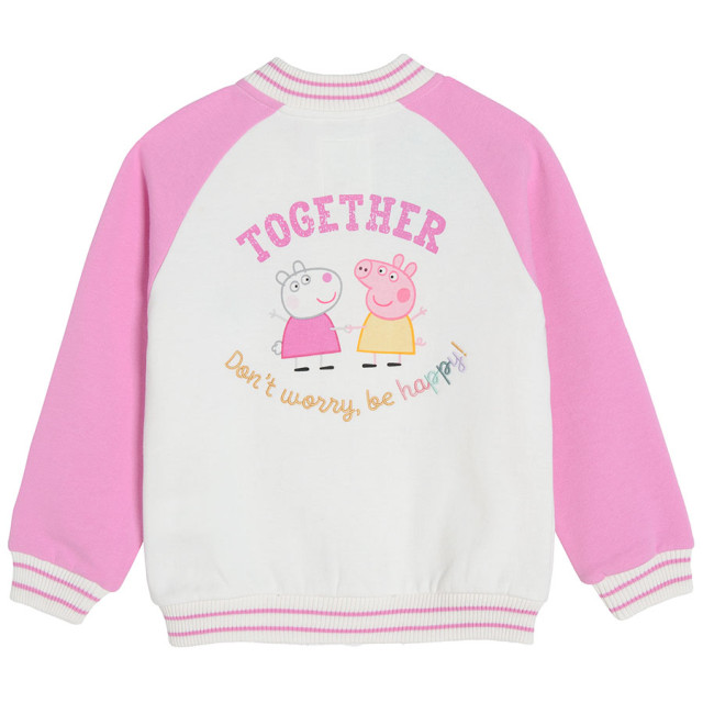 Блуза с дълъг ръкав PEPPA PIG, цвят: Кремав