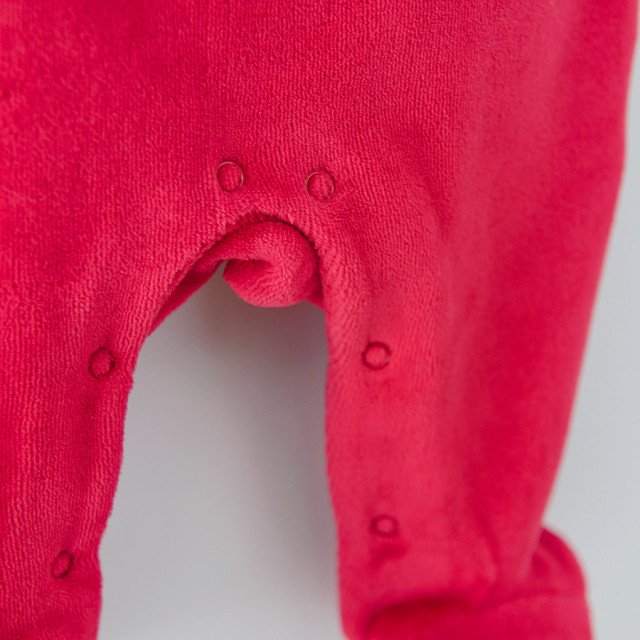 Боди с дълъг ръкав, цвят: Червен