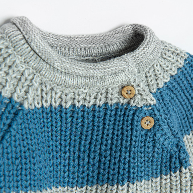 Пуловер, цвят: Сив меланж