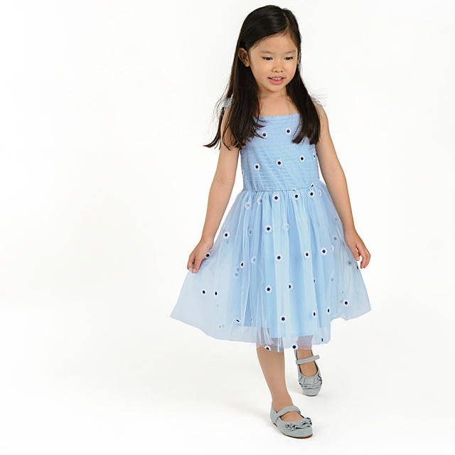 Рокля без ръкав, цвят: Син