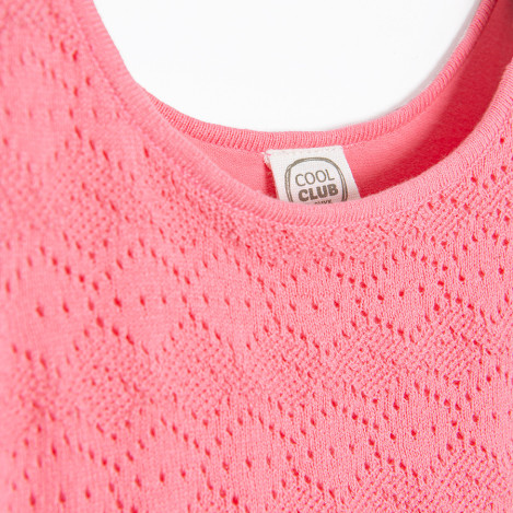 Рокля без ръкав, цвят: Розов