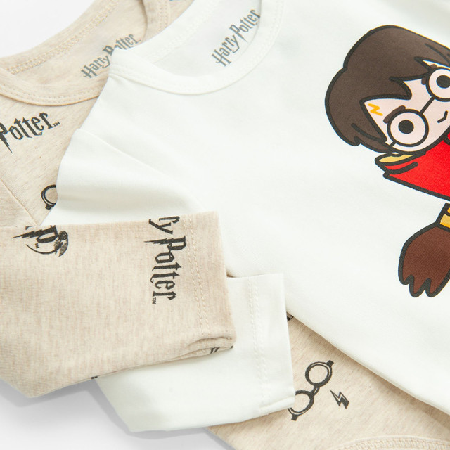 Боди с дълъг ръкав 2бр. HARRY POTTER, цвят: Микс