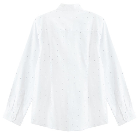 Риза с дълъг ръкав, цвят: Бял