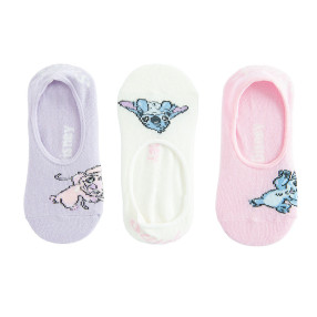 Чорапи невидимки 3бр. LILO&STITCH, цвят: Микс