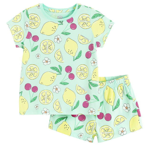 Пижама, цвят: Тюркоазен