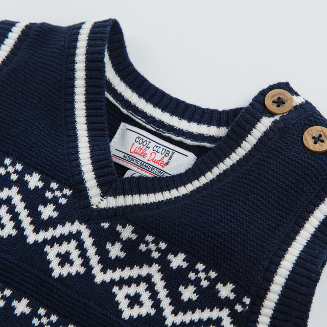 Елек, цвят: Морско син