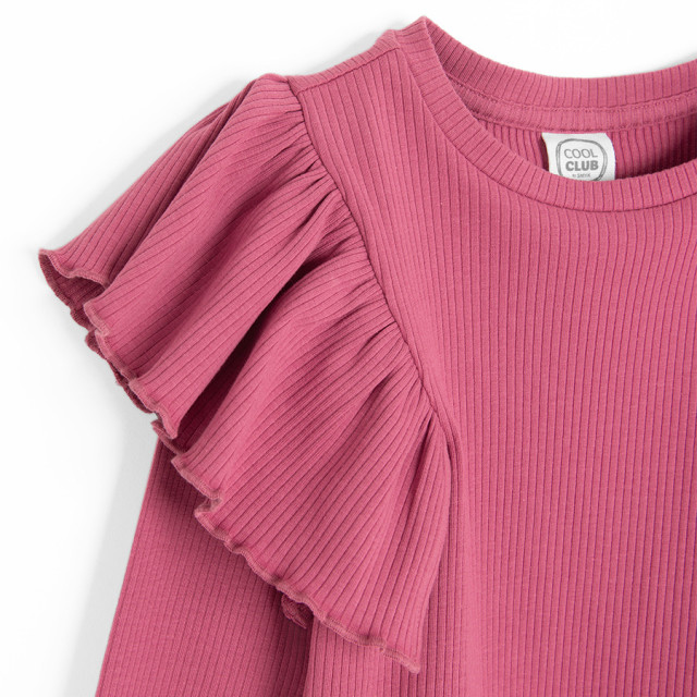 Блуза с дълъг ръкав, цвят: Бургунди