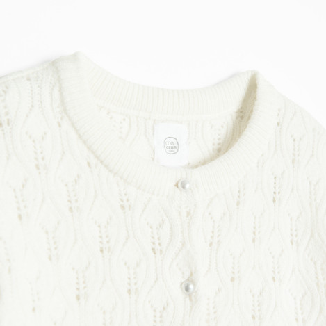 Жилетка, цвят: Бял