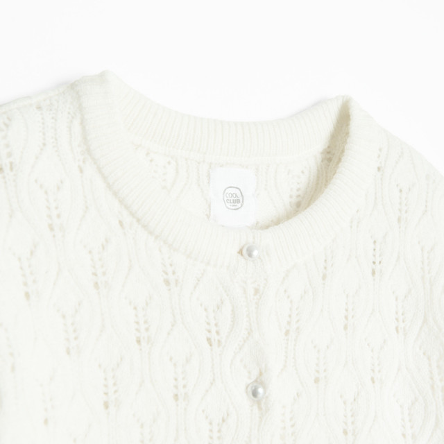 Жилетка, цвят: Бял