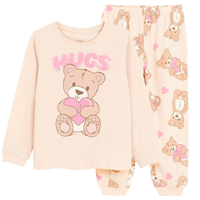 Пижама, цвят: Бежов