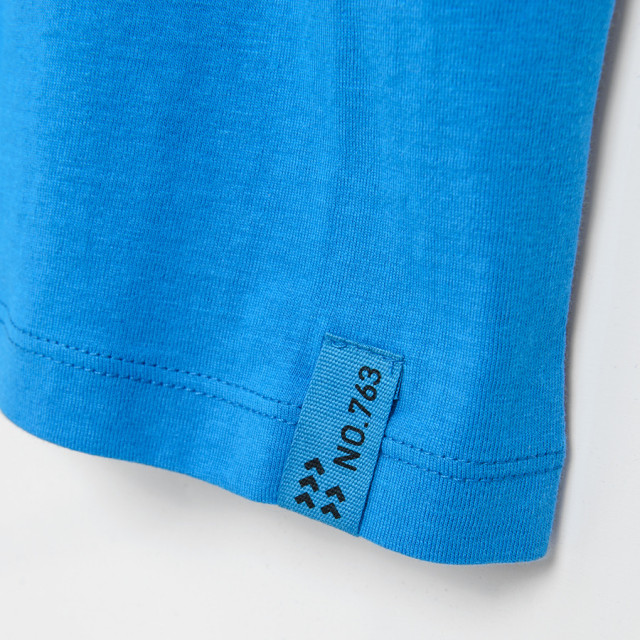 Тениска с къс ръкав, цвят: Син