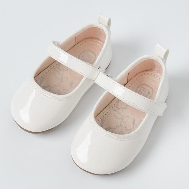 Балеринки, цвят: Бял