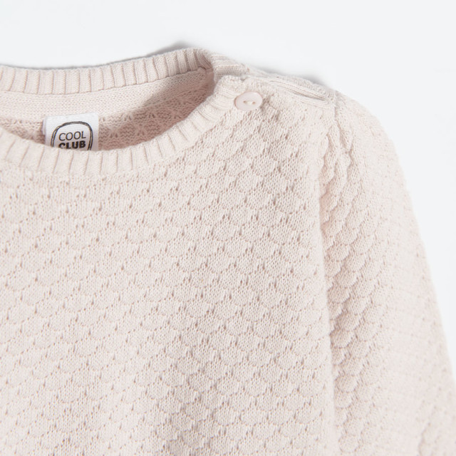 Рокля с дълъг ръкав, цвят: Светло бежово