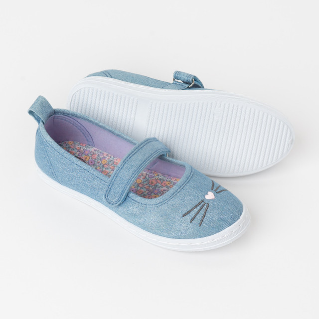 Пантофи, цвят: Син