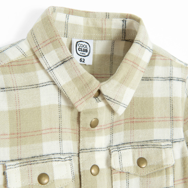 Боди с дълъг ръкав, цвят: Кремав