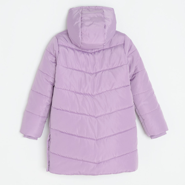 Палто, цвят: Виолетов