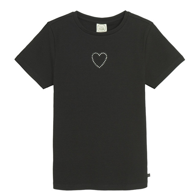 Тениска с къс ръкав, цвят: Черен