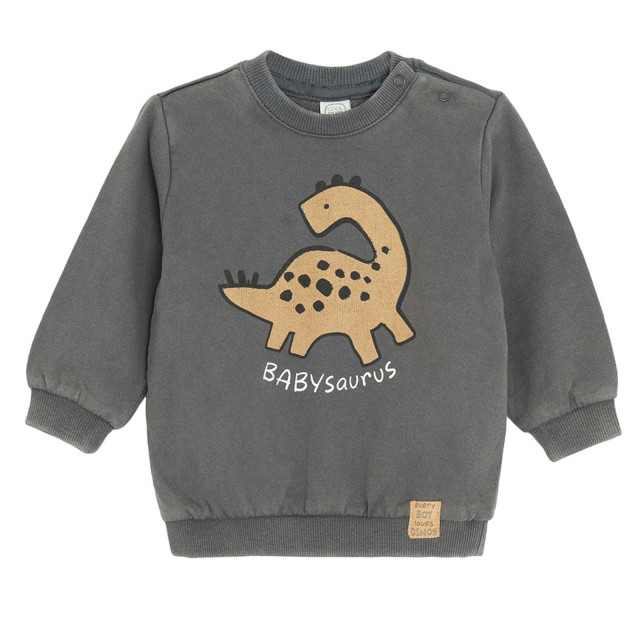 Блуза с дълъг ръкав, цвят: Черен