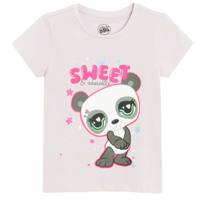 Тениска с къс ръкав LITTLEST PET SHOP, цвят: Виолетов