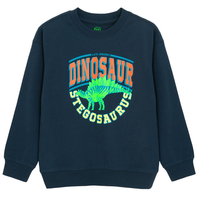 Блуза с дълъг ръкав, цвят: Морско син