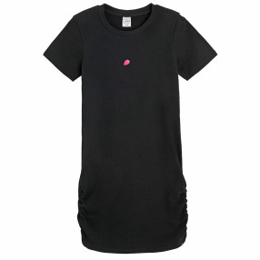 Рокля с къс ръкав, цвят: Черен