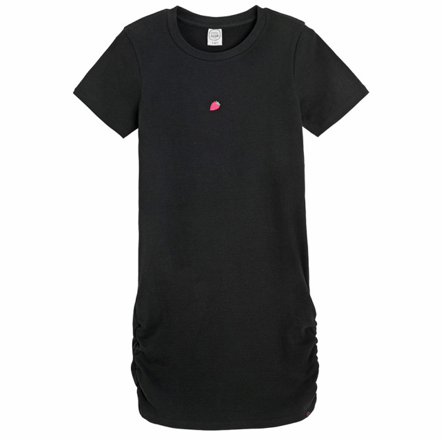 Рокля с къс ръкав, цвят: Черен