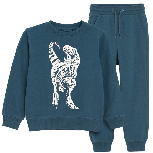 Спортен комплект 2бр., цвят: Тъмно син