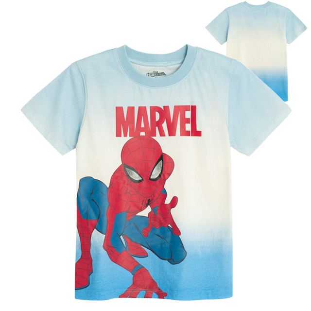 Тениска с къс ръкав SPIDER-MAN, цвят: Син