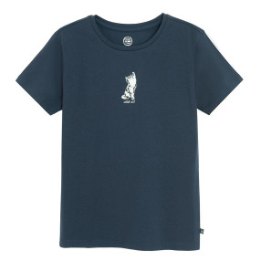 Тениска с къс ръкав, цвят: Син