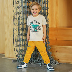 Спортен панталон, цвят: Жълт