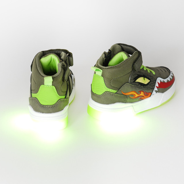 Високи обувки, цвят: Каки