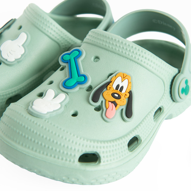 Плажни чехли MICKEY & FRIENDS, цвят: Светло зелен