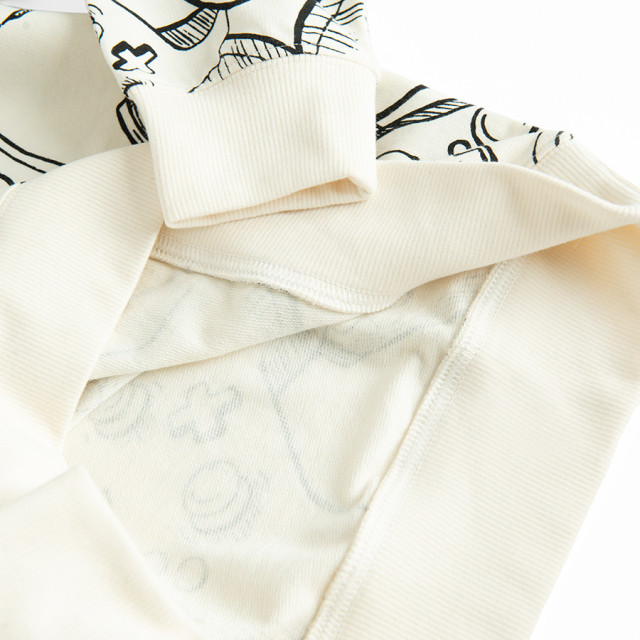 Блуза с дълъг ръкав, цвят: Екрю