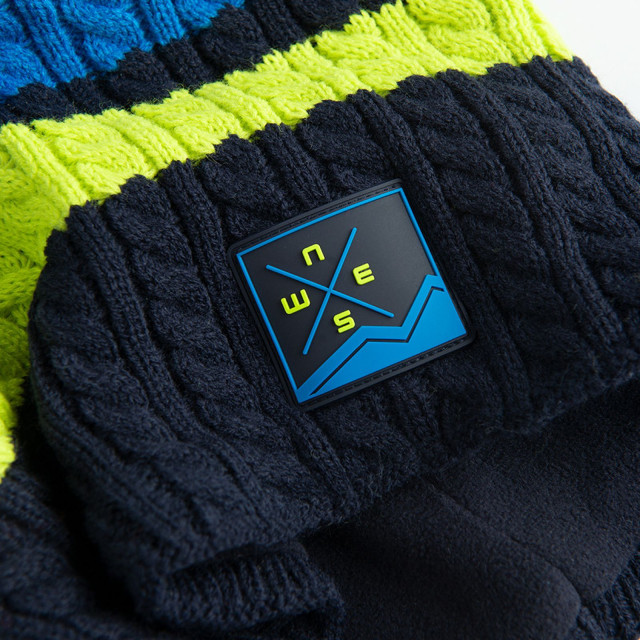 Шал СНУД, цвят: Син