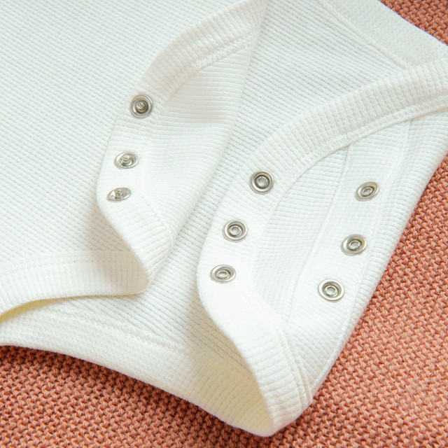 Боди с дълъг ръкав, цвят: Бял