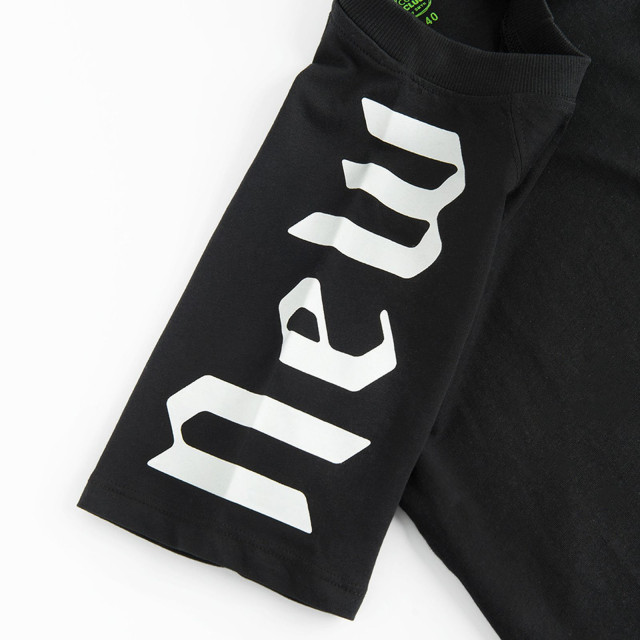 Тениска с къс ръкав, цвят: Черен