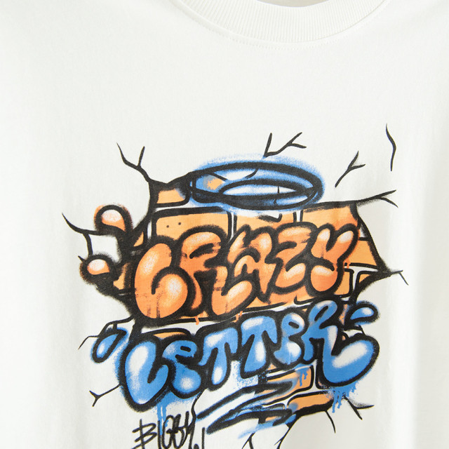 Тениска с къс ръкав, цвят: Мръсно бял