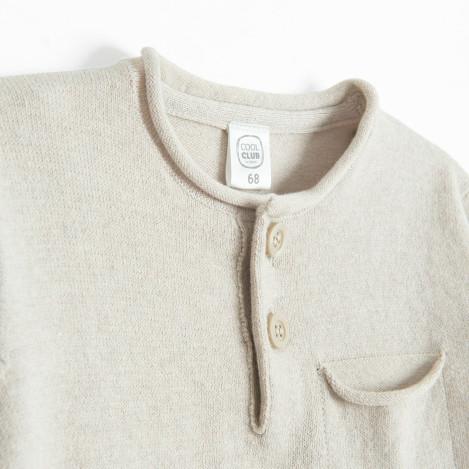 Пуловер, цвят: Бежов