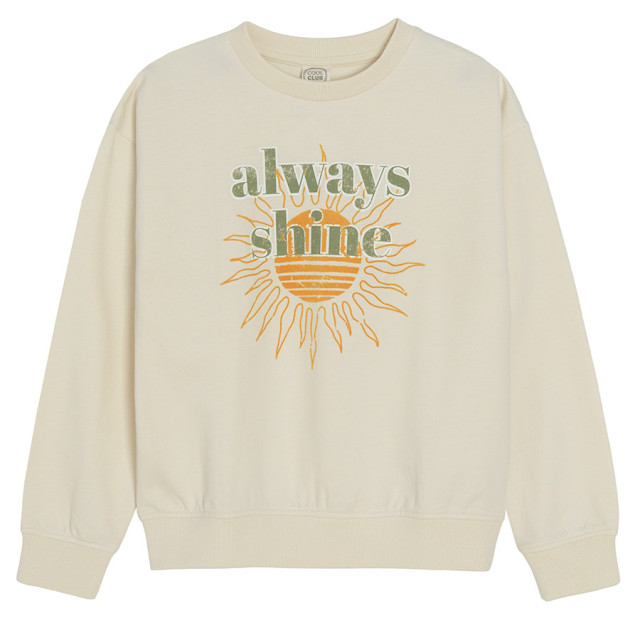 Блуза с дълъг ръкав, цвят: Бежов