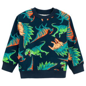 Блуза с дълъг ръкав, цвят: Син