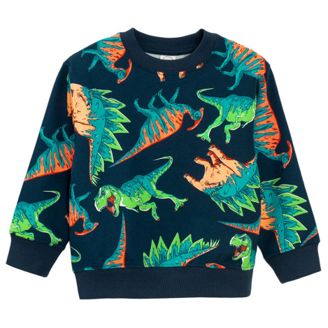 Блуза с дълъг ръкав, цвят: Син