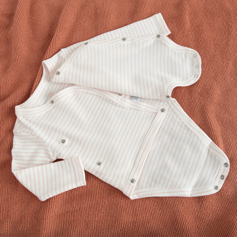 Боди с дълъг ръкав 2бр., цвят: Бял